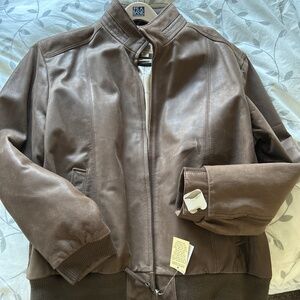 Jos. A. Bank - Men’s leather coat - size XXL